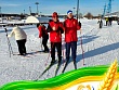 Виктор Бабкин на лыжных трассах КСК «Битца» в День защитника Отечества
